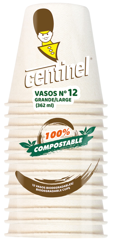 VASO COMPOSTABLE CENTINEL