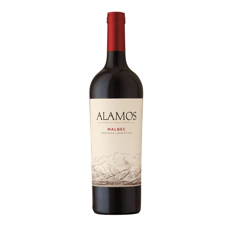 VINO TINTO ALAMOS MALBEC 750 ML