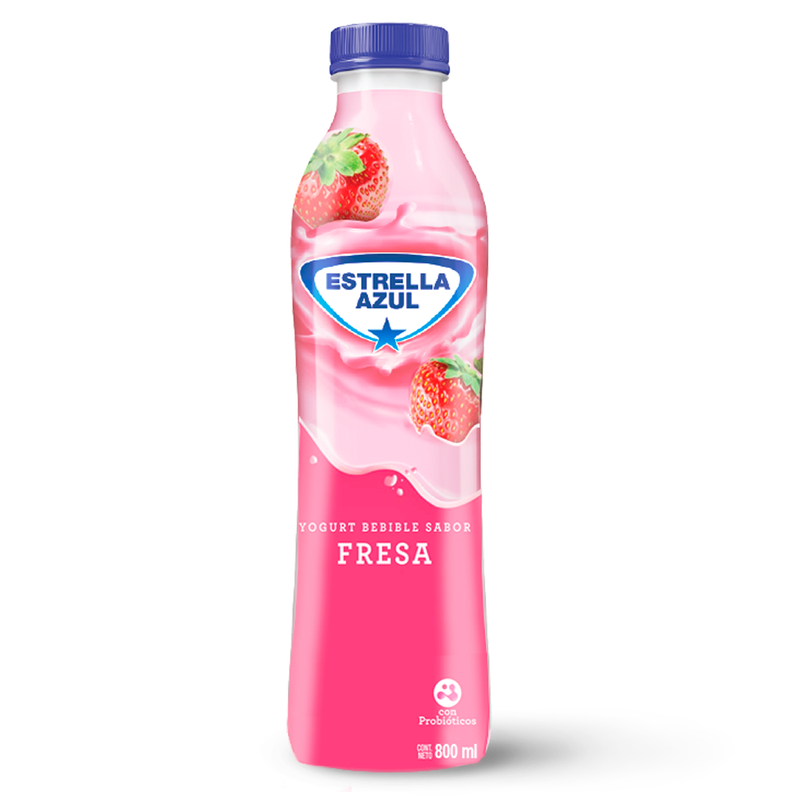 YOGURT BEBIBLE ESTRELLA AZUL FRESA 800 ML