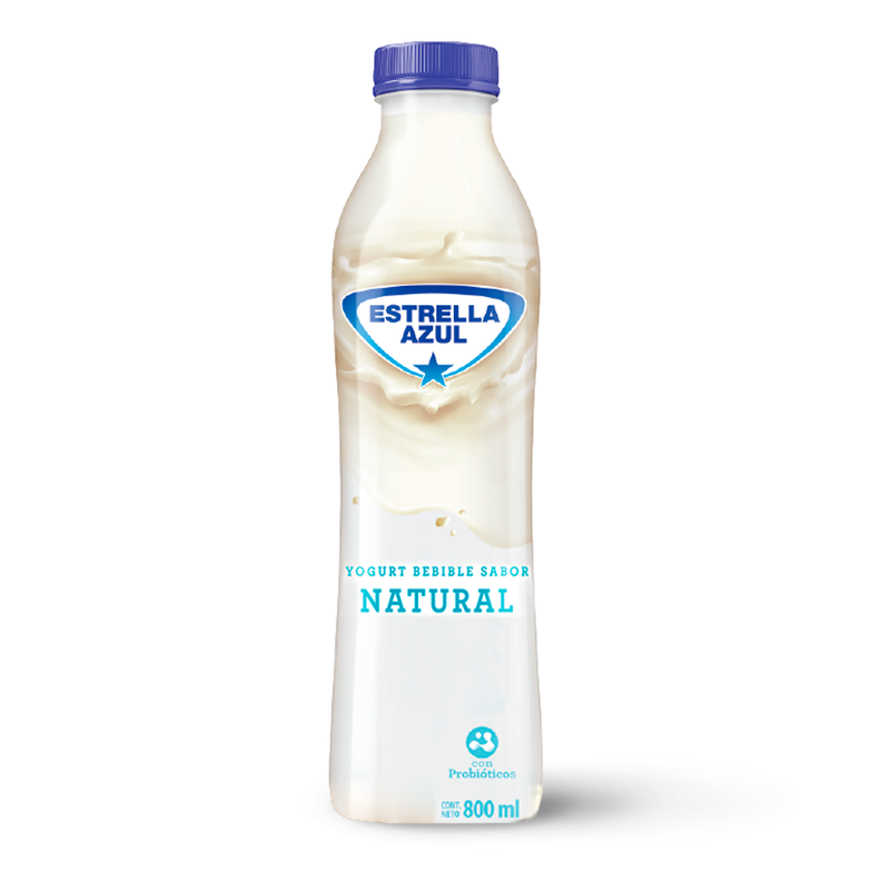 YOGURT BEBIBLE ESTRELLA AZUL NATURAL 800 ML