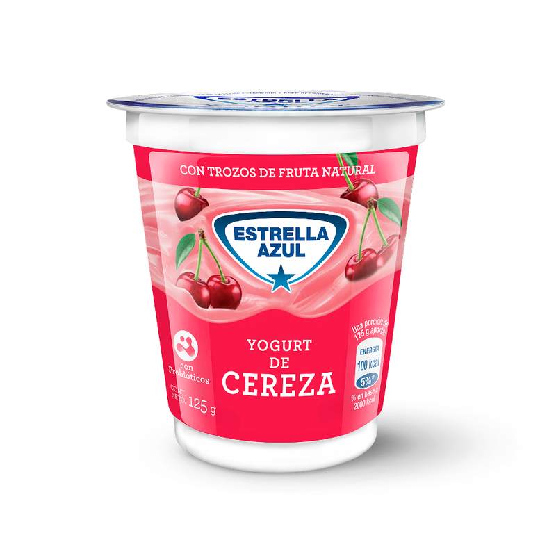 YOGURT ESTRELLA AZUL CEREZA 125 G