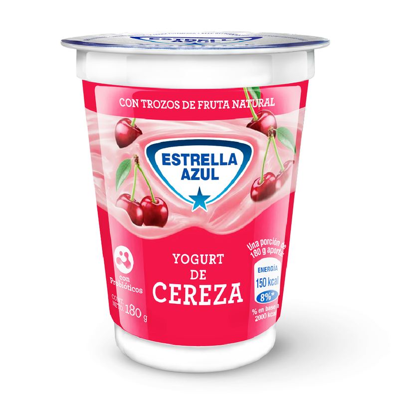 YOGURT ESTRELLA AZUL CEREZA 180 G