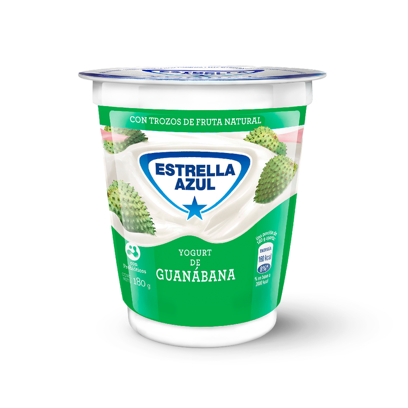 YOGURT ESTRELLA AZUL GUANABANA 125 G