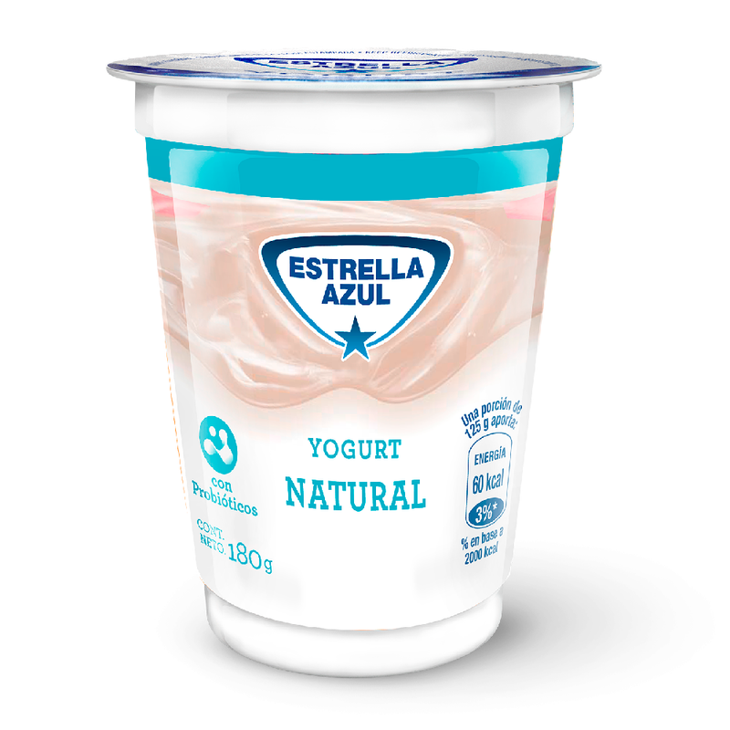 YOGURT ESTRELLA AZUL NATURAL 180 G