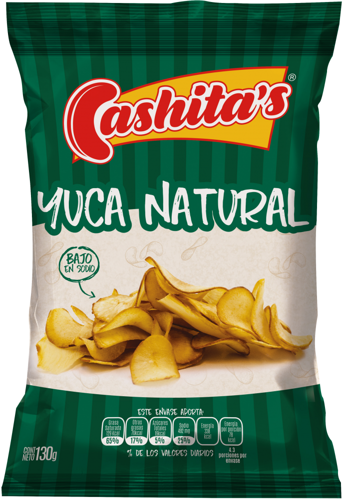 CASHITAS YUCA NATURAL 130 GR