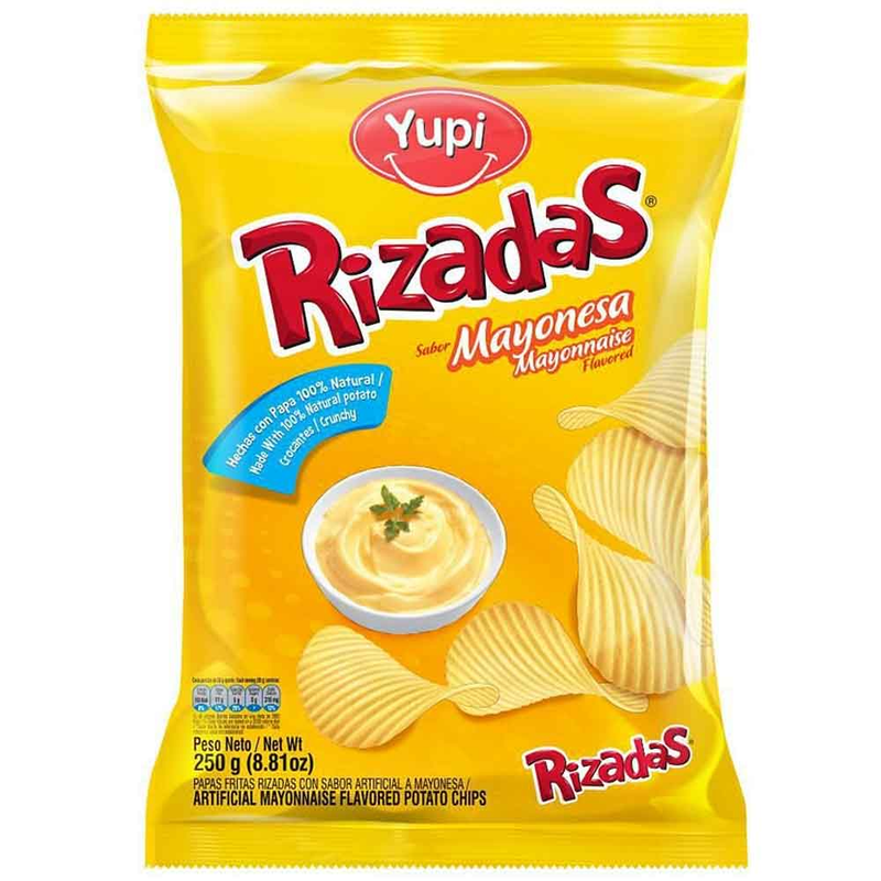 YUPI RIZADA MAYONESA 250 GR