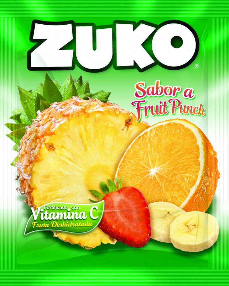 BEBIDA EN POLVO ZUKO FRUIT PUNCH 25 GR